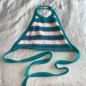 Zara crochet tie back top